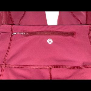 Lululemon Cropped Mesh Leggings- Size 4